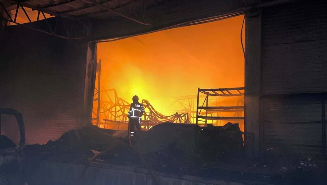 Samsun’da fabrika yangını
