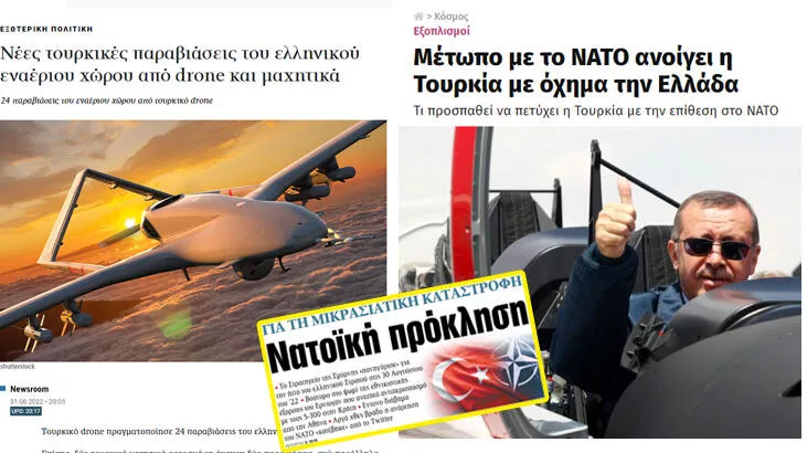 Yunan medyası Bayraktar TB2 fotoğrafıyla verdi! ‘Türkiye yeni bir cephe açıyor’