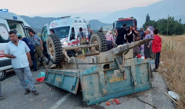 İzmir’de traktörle çarpışan kamyonetin sürücüsü tutuklandı